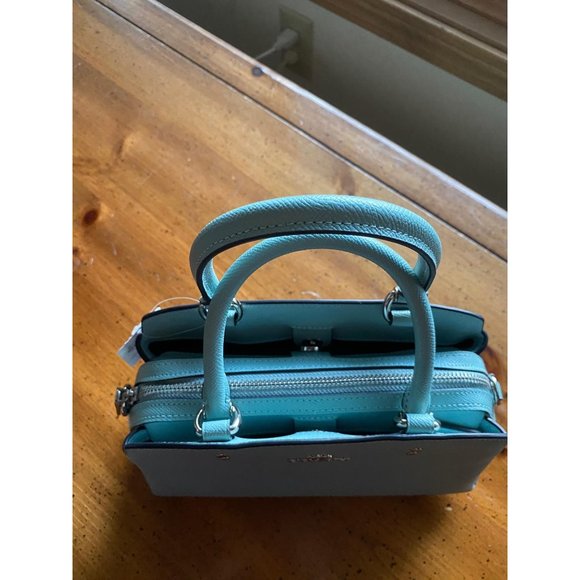 NWOT COACH Mini Lillie Carryall Powder Blue - Picture 12 of 15